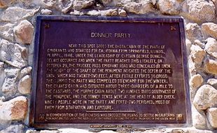 Donner Memorial Plaque Donner Memorial Plaque