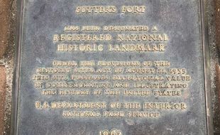 Sutter's Fort Plaque