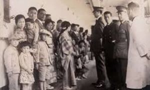 Immigrants at Angel Island