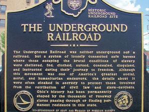 The Underground Railroad Marker The Underground Railroad Marker